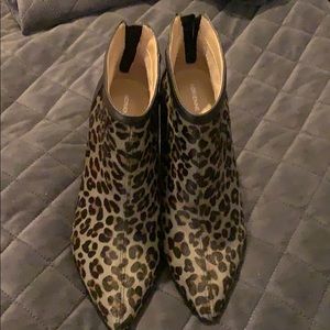 Cheetah Bootie Pumps